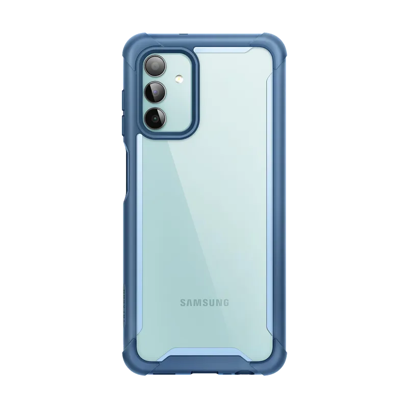 Hybrid Finish Texture Galaxy A13 Ares Lite Bumper Case - Blue