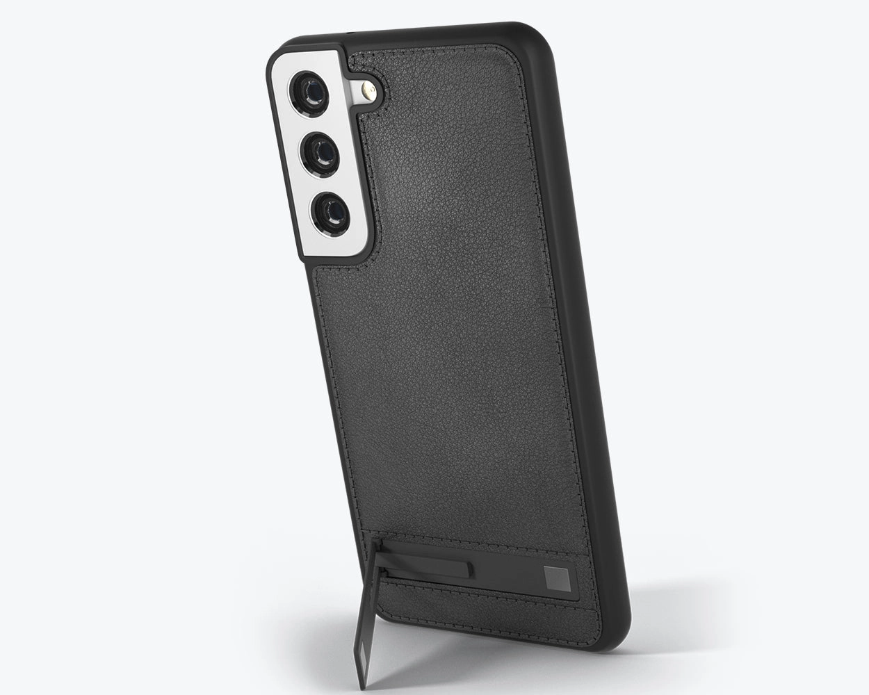 Elegant Pattern Shock Absorbing Samsung Galaxy S22 - Metro Leather Phone Case