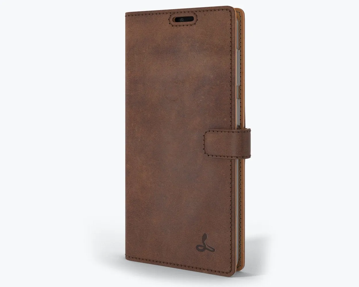 Soft Cushion Flexible Pattern Texture Samsung Galaxy A12 - Vintage Leather Wallet Phone Case