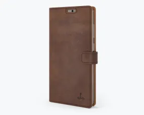 Elegant Finish Design Samsung Galaxy S20 - Vintage Leather Wallet Phone Case