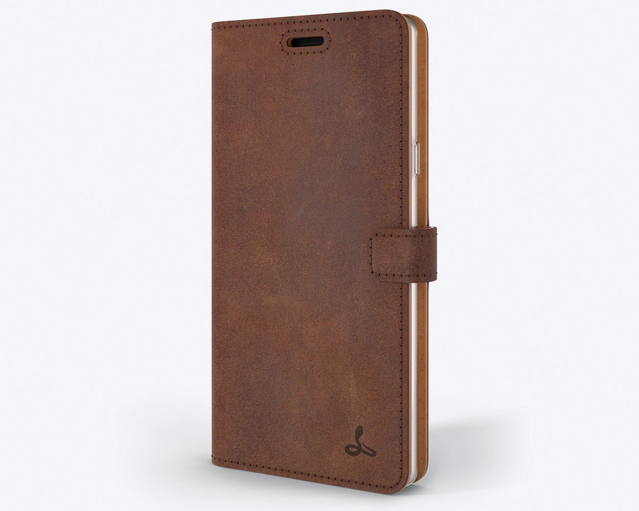 Samsung Galaxy Note 9 - Vintage Leather Wallet Phone Case Minimal Grip Modern Form