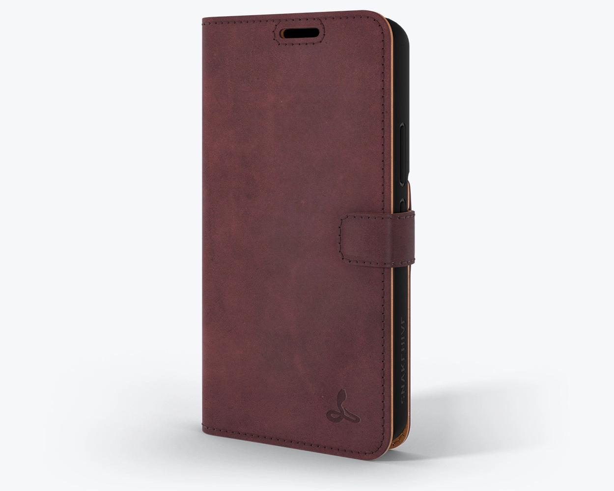 Smooth Look Texture Shock Surface Layer Samsung Galaxy S22 Plus - Vintage Leather Wallet Phone Case
