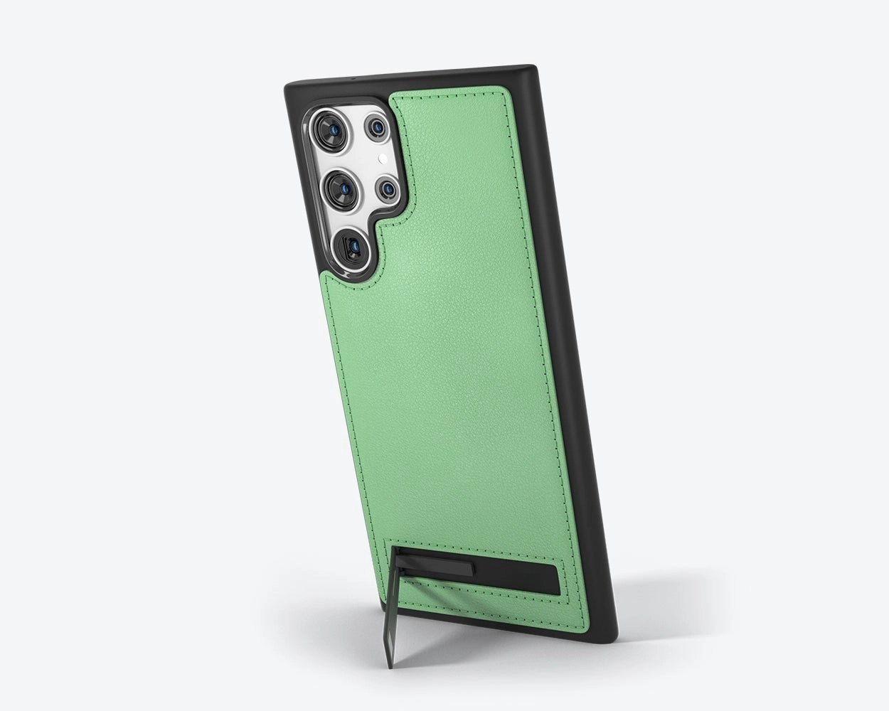 Samsung Galaxy S23 Ultra - Metro Leather Phone Case Modern Grip Design Scratch Proof