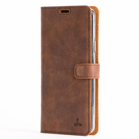 Samsung Galaxy S9 Plus - Vintage Leather Wallet Phone Case Vivid Finish