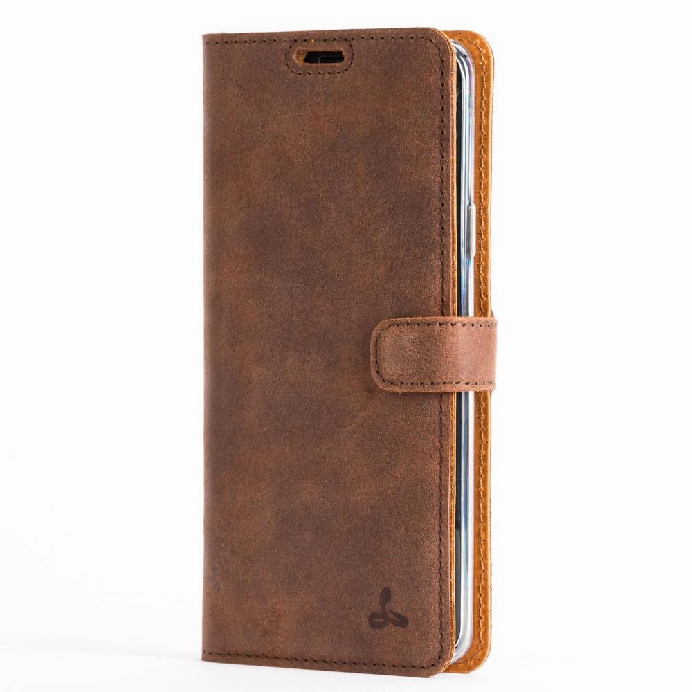 Samsung Galaxy S9 Plus - Vintage Leather Wallet Phone Case Vivid Finish