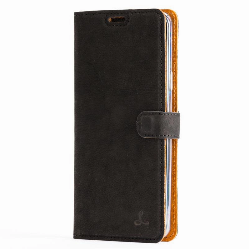 Matte Finish Subtle design Samsung Galaxy S9 Plus - Vintage Leather Wallet Phone Case