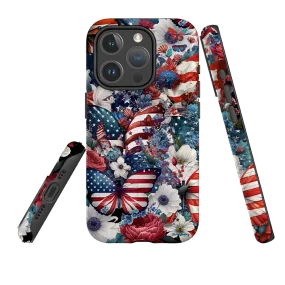 Protective Gear Clear Frame iPhone MagSafe Tough Case -  US Floral I