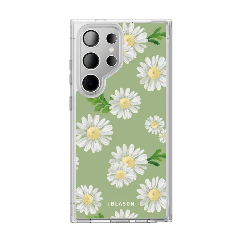 Galaxy S23 Ultra Halo MagSafe Cute Phone Case - Blossom Phone Accessory Marble finish