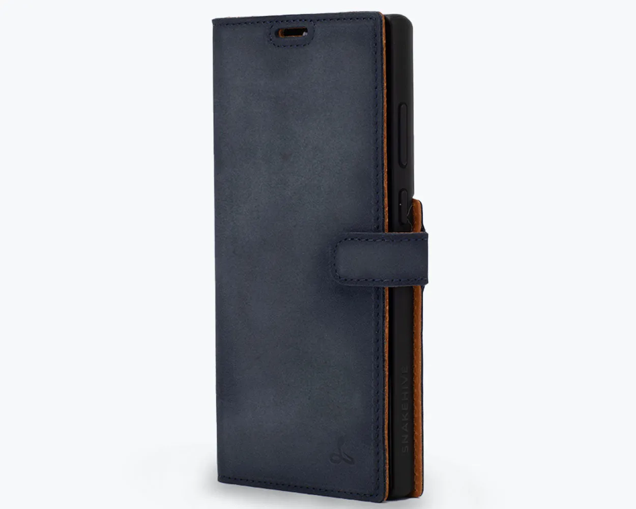 Samsung Galaxy S23 Ultra - Vintage Leather Wallet Phone Case Soft Frame