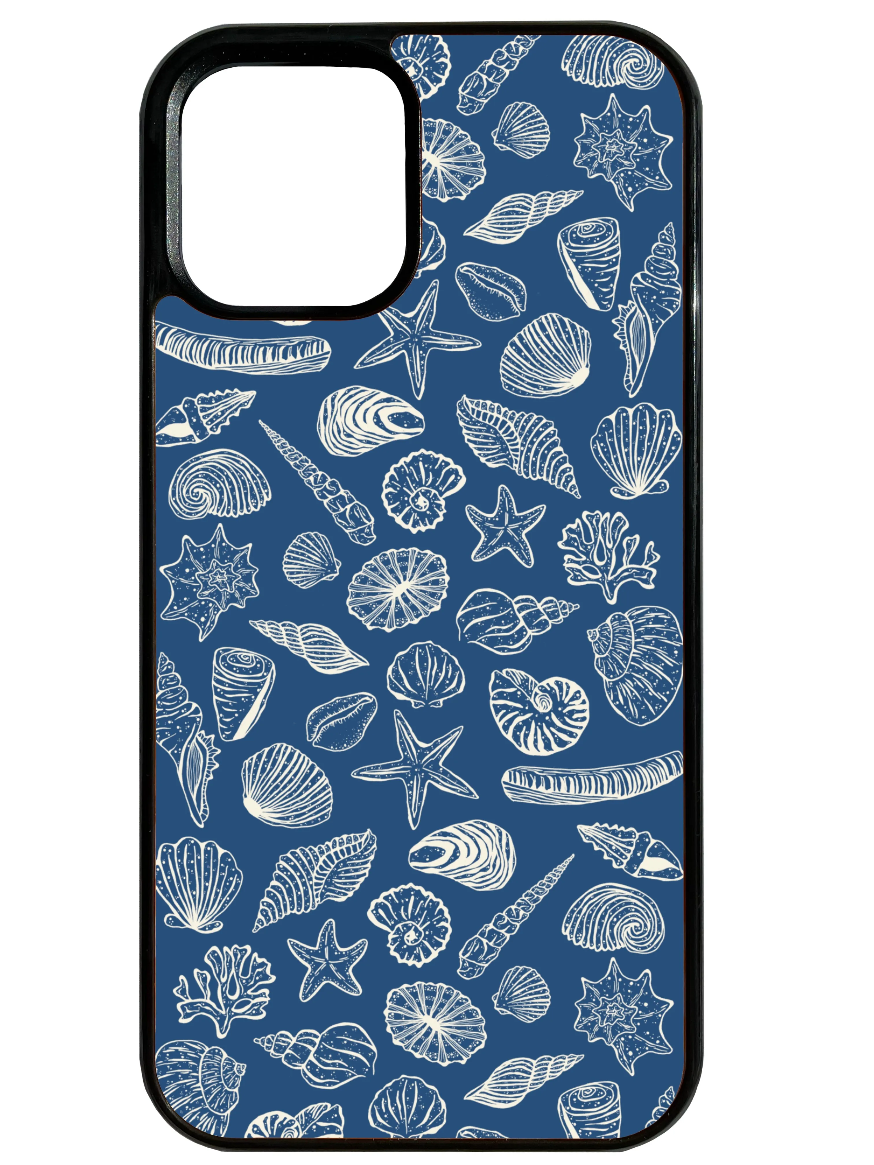 Grip Control SeaShells in Dark Blue Phone Case