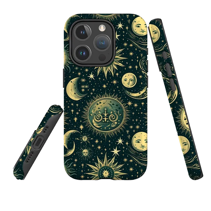 Glossy Look iPhone MagSafe Tough Case - Vintage Galaxy