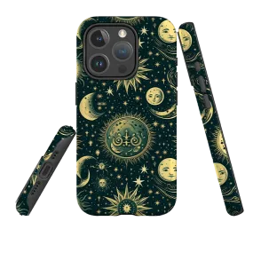 Anti Shock Layer Soft Cushion iPhone MagSafe Tough Case - Vintage Galaxy