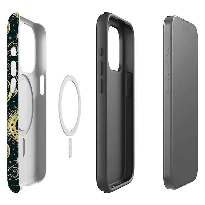 Handheld device Comfort Finish Layer iPhone MagSafe Tough Case - Vintage Galaxy