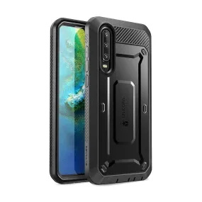 Premium Pattern Design Huawei P30 Unicorn Beetle Pro Rugged Holster Case-Black