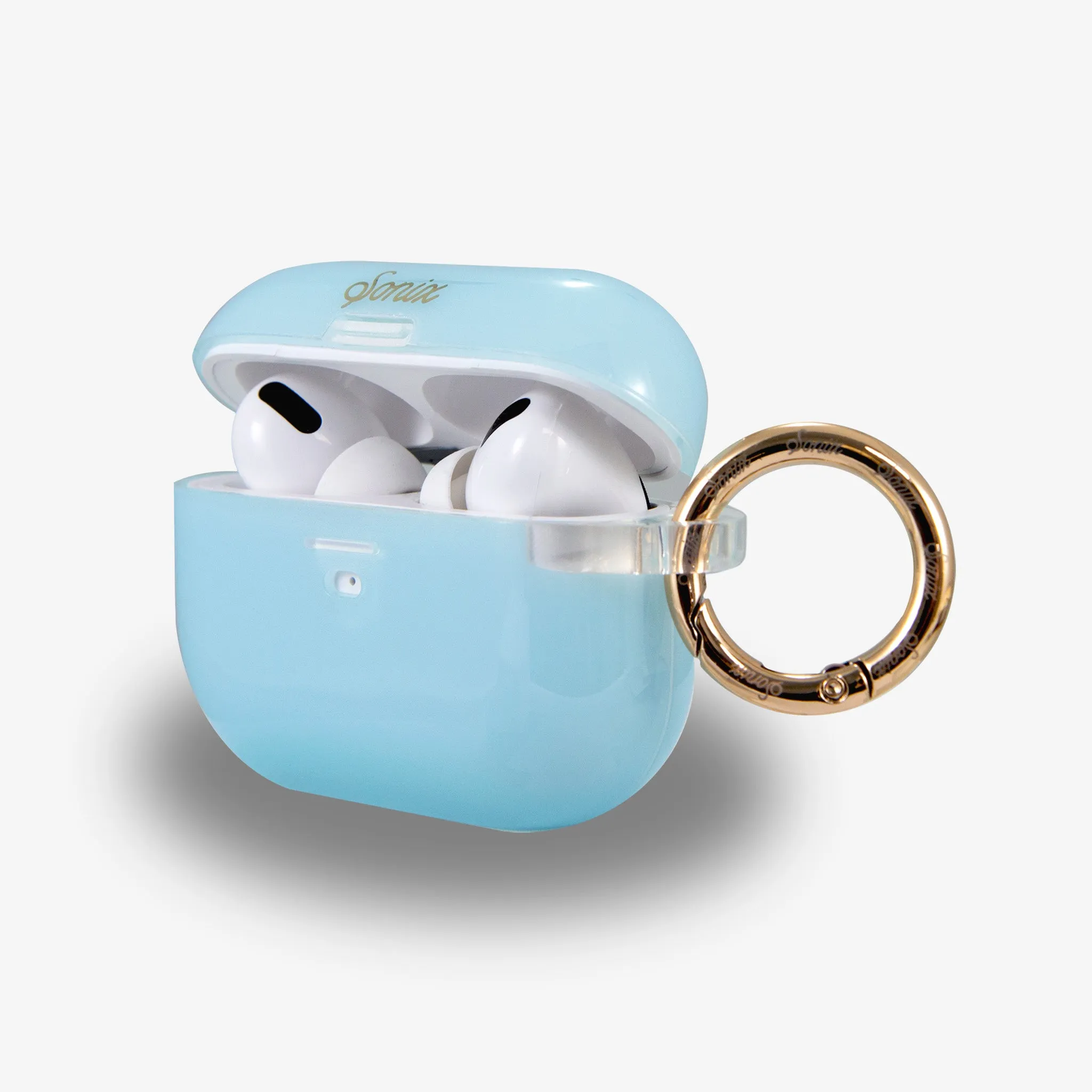 Elegant Finish Design Jelly Sky Blue AirPods Case