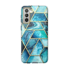 Galaxy S21 Cosmo Case - Ocean Blue Light Edge