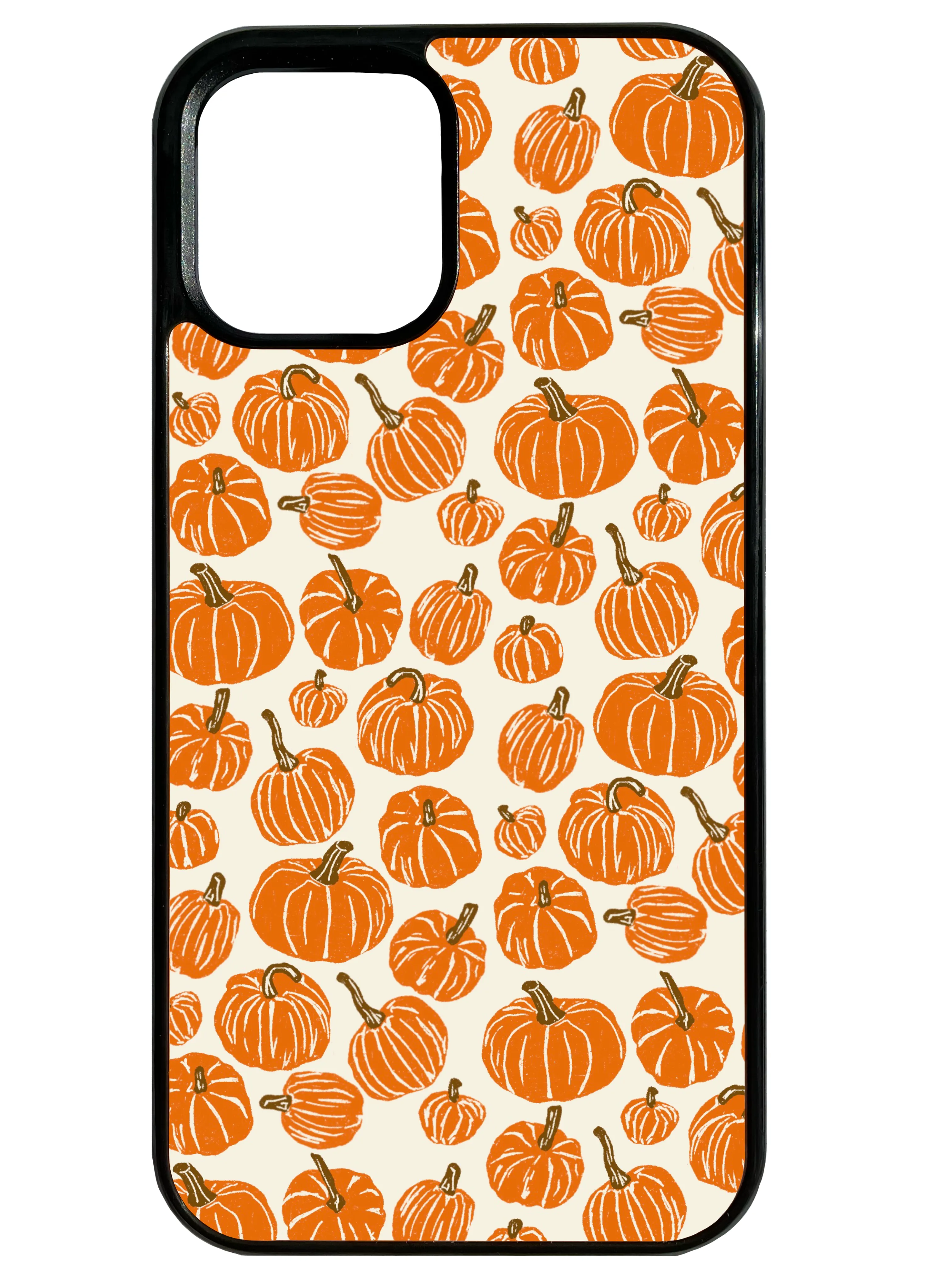 Vivid Surface Detail Classic Frame Pumpkin Phone Case