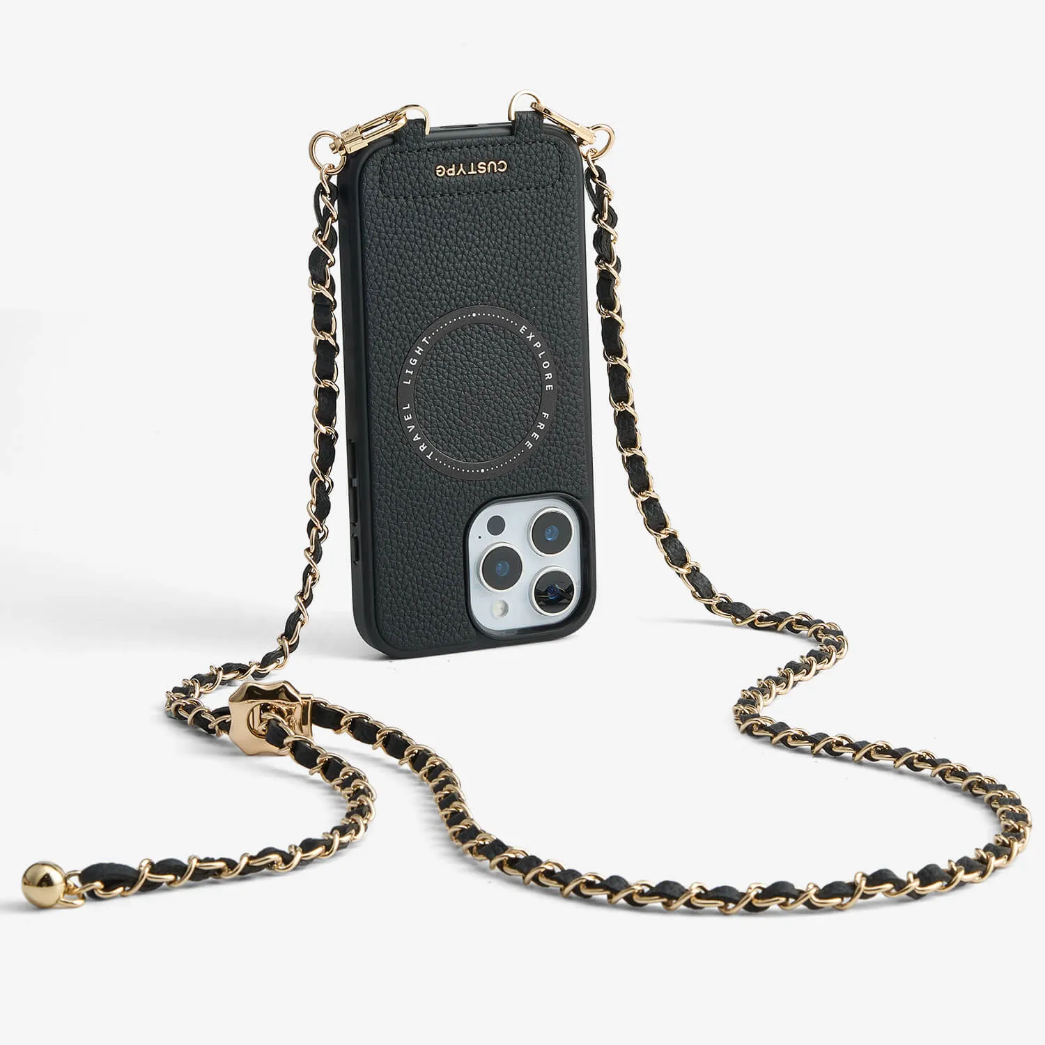 Sleek Design Kit- Phone Case with Magsafe & Elegant Strap Hybrid Finish Texture Modern feature
