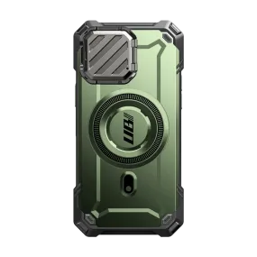 iPhone 13 Pro Max 6.7 inch Unicorn Beetle MAG XT MagSafe Holster Case-Dark Green Fashion Look Pocket Ready