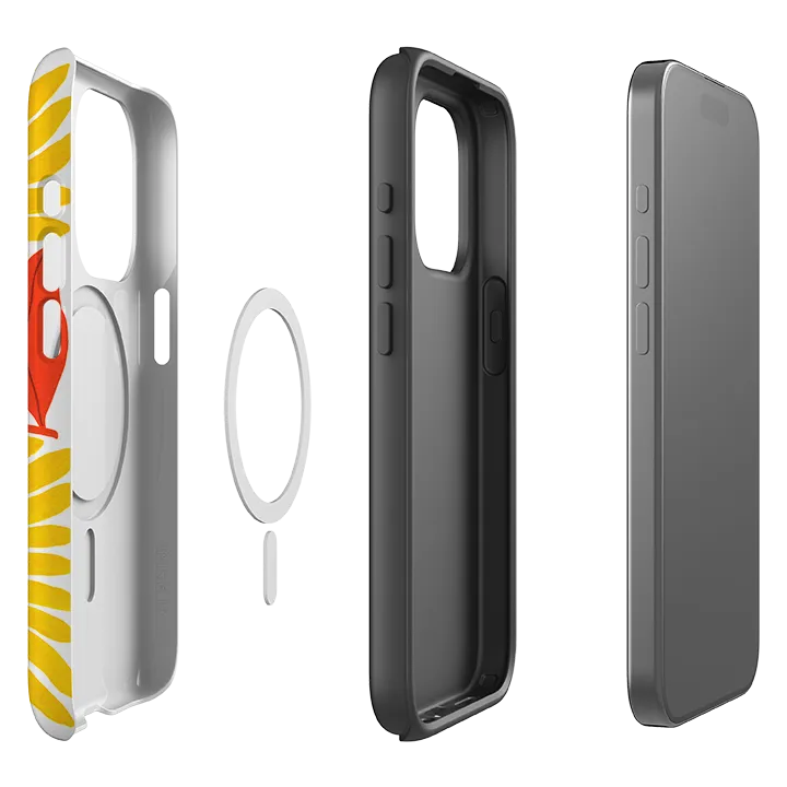 iPhone MagSafe Tough Case -  Sunflower By Madalina Andronic Textured Grip