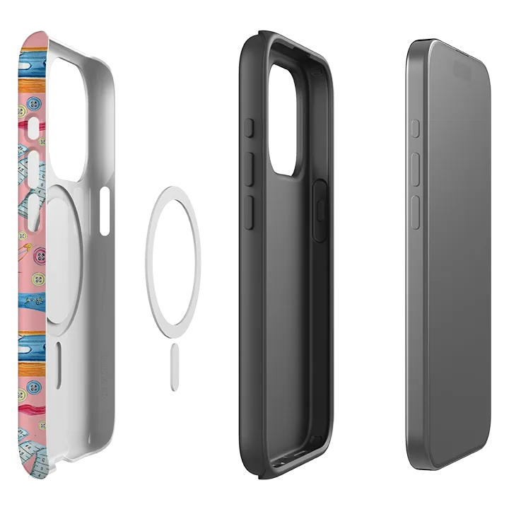 iPhone MagSafe Tough Case - Sewing Pattern I Durable Layer Ultra Slim