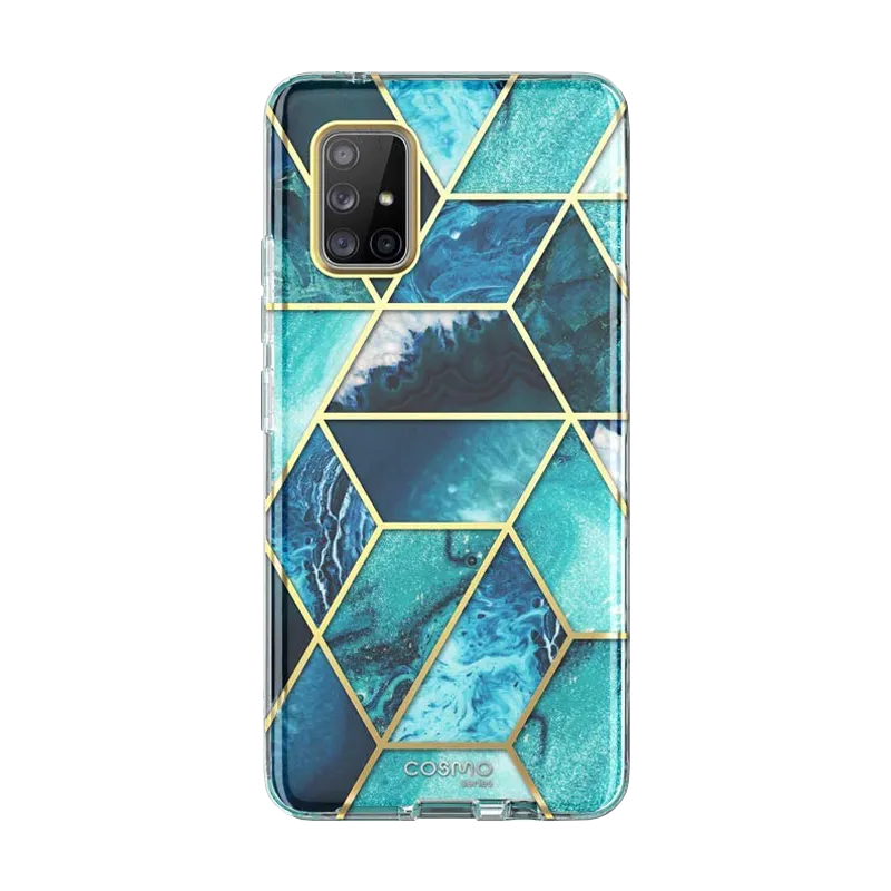 Galaxy A71 5G Cosmo Case - Ocean Blue Comfort touch