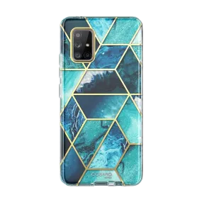 Galaxy A71 5G Cosmo Case - Ocean Blue Comfort touch