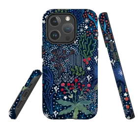 iPhone MagSafe Tough Case - Winter Flowers I By Emma Frances Grant Premium Build Layer