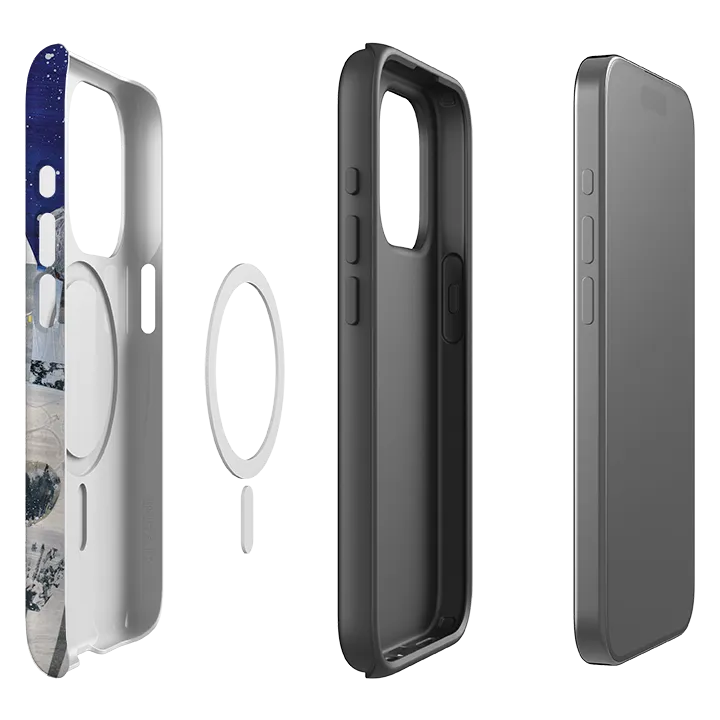 iPhone MagSafe Tough Case - Santa By Tracey English Marble Pattern