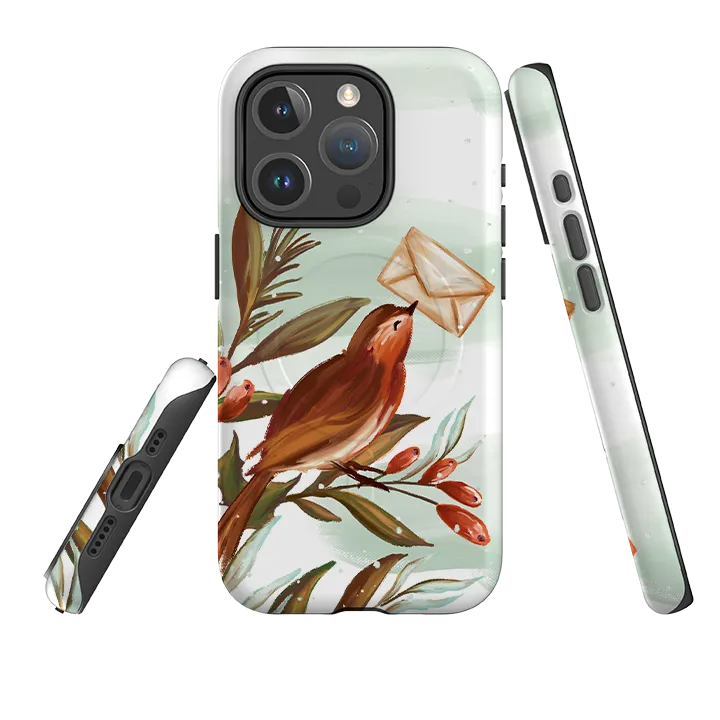 Smooth Look Shock absorption iPhone MagSafe Tough Case - Xmas Letter