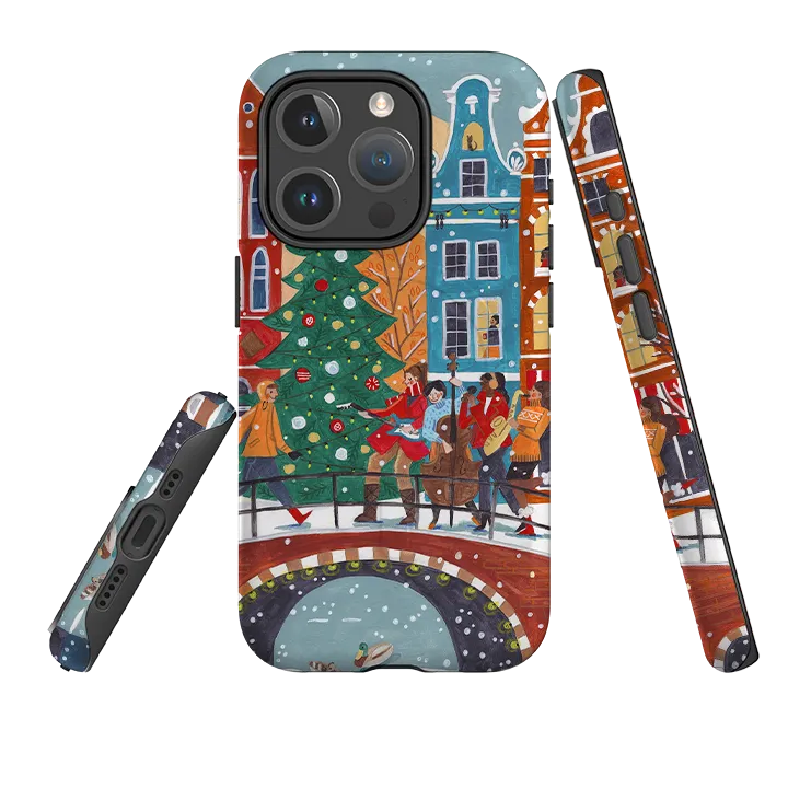 iPhone MagSafe Tough Case - Christmas Music Amsterdam By Caroline Bonne Muller Color Pattern