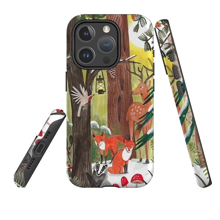 iPhone MagSafe Tough Case -  Winter Wonderland By Caroline Bonne Muller Hand Feel Modern Surface Design