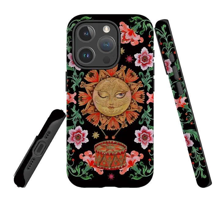 Modern Build Texture Soft Detail iPhone MagSafe Tough Case - Twelve Drummers Drumming By Maria Matos