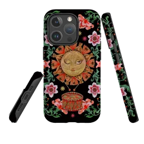 Modern Build Texture Soft Detail iPhone MagSafe Tough Case - Twelve Drummers Drumming By Maria Matos