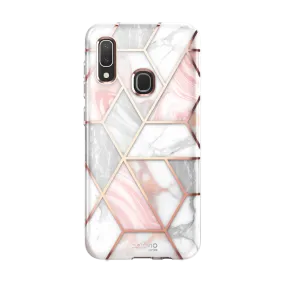 Smooth Touch Pocket Ready Galaxy A20 | A30 Cosmo Case - Marble Pink