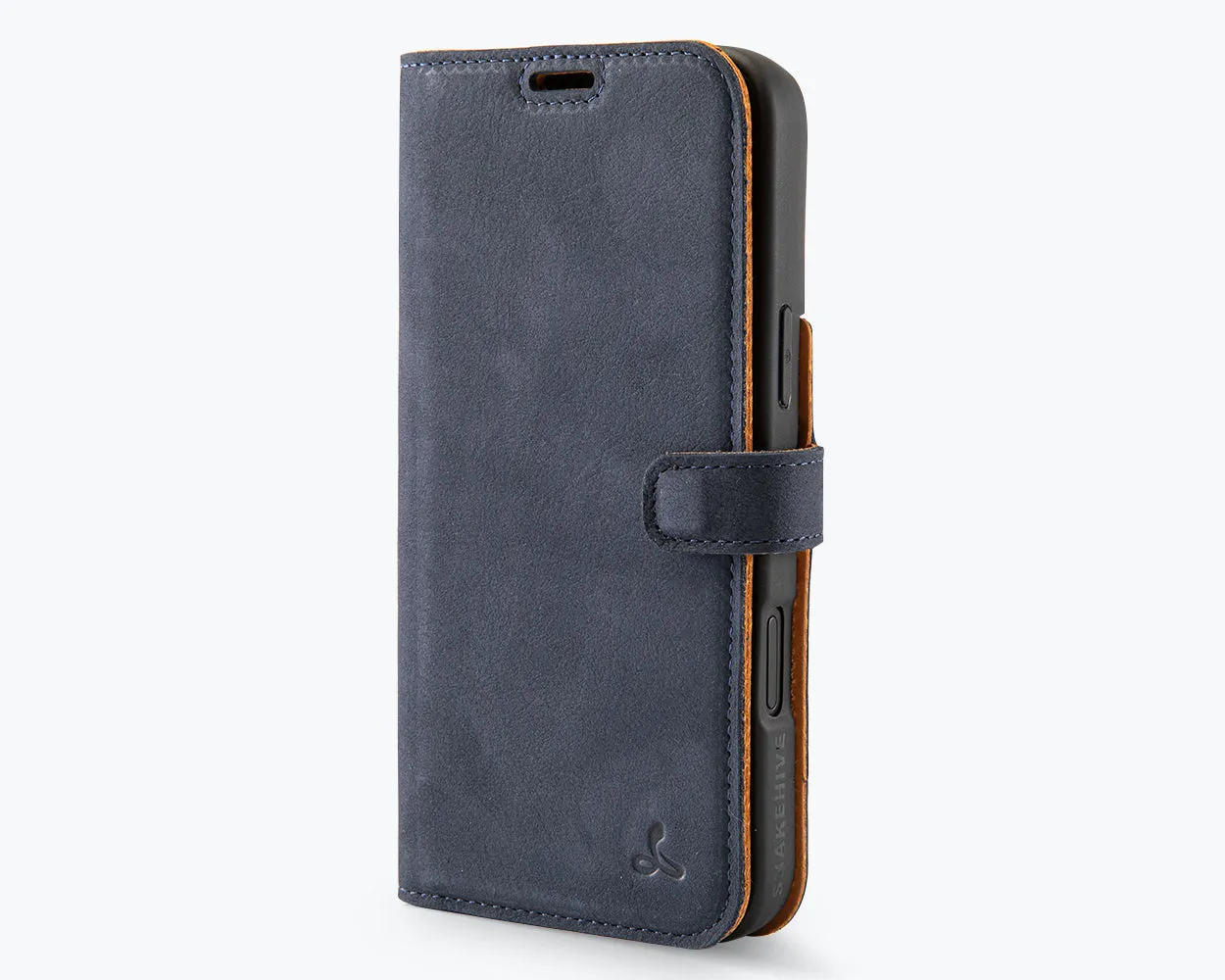 Flexible Edge Texture Compact Build Apple iPhone 16 Pro - Vintage Leather Wallet Phone Case