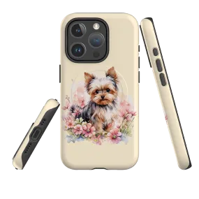 Refined Texture iPhone MagSafe Tough Case - Cute Dog P