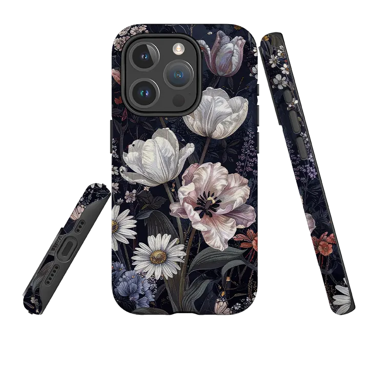 Minimal Form Comfort Grip iPhone MagSafe Tough Case - Natal Floral