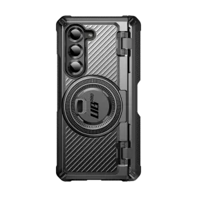 Galaxy Z Fold6 Unicorn Beetle PRO Mag Rugged Case - Black Flexible Pattern Layer