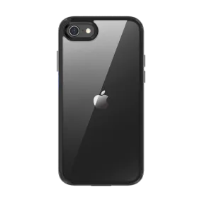iPhone SE Unicorn Beetle EDGE Clear Bumper Case-Black Smooth Touch