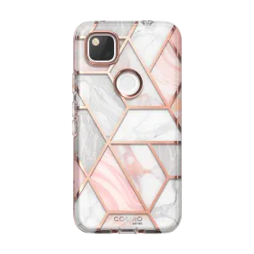 Stylish Layer Texture GooglePixel 4A Cosmo Case-Marble Pink