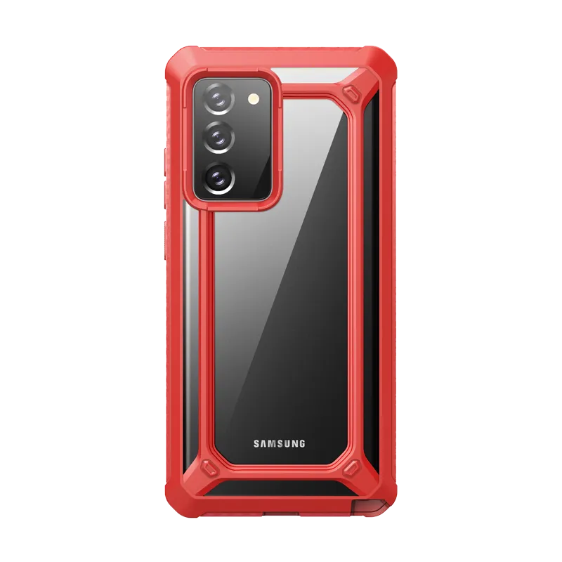 Galaxy Note20 Unicorn Beetle EXO Clear Case-Red Shock Cushion