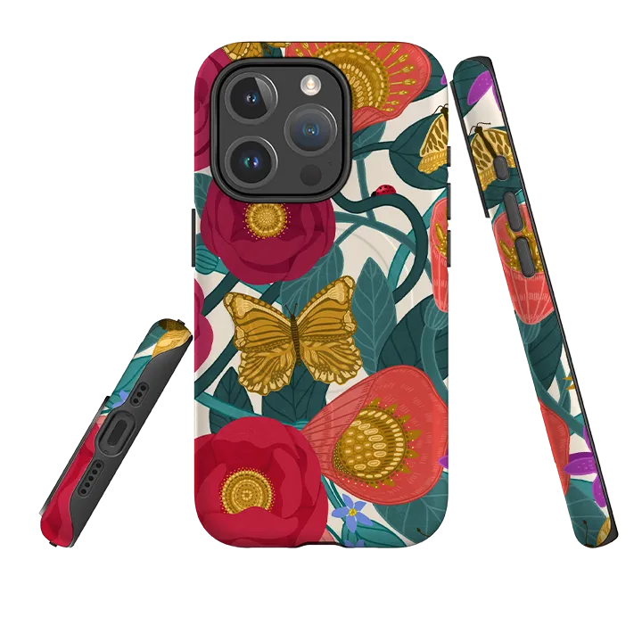 Rugged Build Texture Tactile Feel iPhone MagSafe Tough Case - Abundance III By Nina Pace