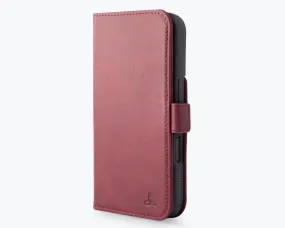 Compact Fit Sleek Grip Apple iPhone 17  - Metro Leather Wallet Phone Case