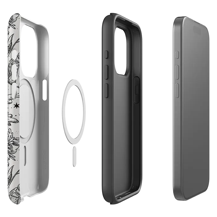 Minimal Frame Flexible Grip Texture iPhone MagSafe Tough Case -  Gifts