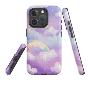 Compact Look iPhone MagSafe Tough Case - Rainbow Clouds III