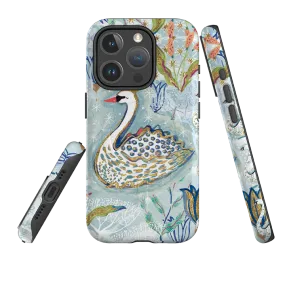 iPhone MagSafe Tough Case - Seven Swans I By Emma Frances Grant Vivid Surface Detail Protective Form