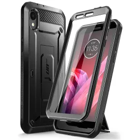 Moto E6 Unicorn Beetle Pro Rugged Holster Case-Black Trendy Aesthetic
