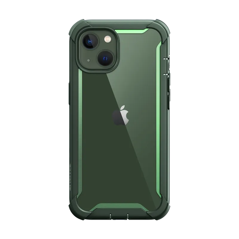 Matte Layer Stylish Edge iPhone 13 Ares Case - Green