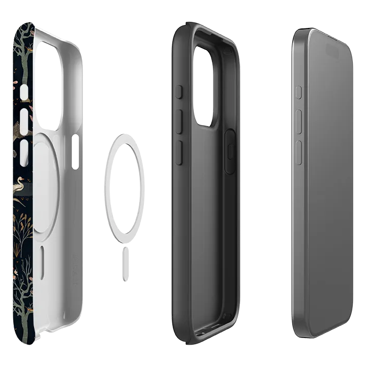 iPhone MagSafe Tough Case - Black Forest By Katherine Quinn Durable Design